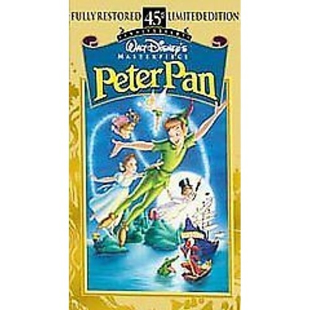 Peter Pan (VHS, 1998, 45th Anniversary Limited Edition)‎